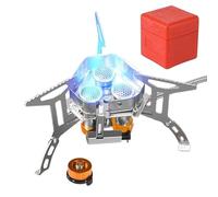 Hornillo portátil de camping | Cocina de gas plegable a prueba de - 12800 W Juego de cocina al aire libre para senderismo - para interior y exterior, senderismo, viajes, picnic, , barbacoa