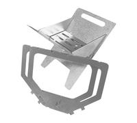 Hornillo portátil de camping, estufa plegable | Hornillo de camping al aire libre - Estufa de camping portátil plegable de leña, estufa de mochila de bolsillo, camping al aire libre, viajes