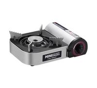 Hornillo portátil de camping - Quemador de camping portátil - Parrilla antideslizante para supervivencia, cocina al aire libre, senderismo, mochila en la orilla del jardín
