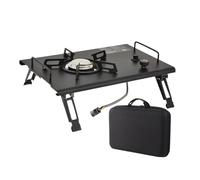 Hornillo portátil, estufa de cocina plegable portátil, accesorio de senderismo para barbacoa, pícnic, jardín, terraza, viaje, camping-Car