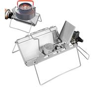 Hornillo portátil para acampar | Estufa de camping pequeña quemador de camping,Estufa de picnic de camping al aire libre, Kit de estufa de senderismo, equipo de cocina po