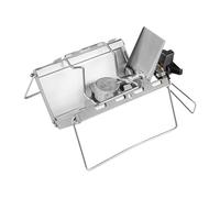 Hornillo portátil para camping, estufa de camping portátil, quemador de camping, juego de cocina de mochila, equipo de cocina de camping resistente para viajes al aire libre, senderismo