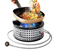 Hornillo portátil | Quemador de fuego portátil 15800 | Estufa de camping a gas | Para senderismo de picnic al aire libre barbacoa cocina