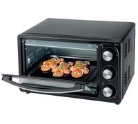 Horno de sobremesa Jata HN916 con 2 funciones: horno y grill. 16 litros. Bandeja y parrilla. Fácil limpieza. Medidas externas: 39 x 29 x 25 cm