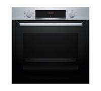 Bosch Serie 4 HQA514ES3 horno 71 L 3400 W Negro, Acero inoxidable