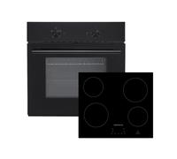 Horno Autonomo de Empotrar Respekta con Placa Vitroceramica Negra 4 Zonas