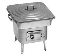 Horno bajo 'Pic Nic' a carbón vegetal. De chapa impresa.