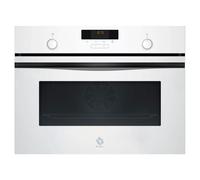 Horno eléctrico Balay 3CB5159B3 47L Cristal blanco con Aqualisis y Raíles Flex