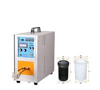 Horno calentador de inducción de alta frecuencia de 15KW, horno de fusión de enfriamiento, soldador de hierro, tratamiento térmico, forja, horno de alta frecuencia,Rendimiento Potente(15kw,Type2)