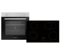 Horno Cocina Encimera 77CM Vitrocerámica Empotrable Set Autark Marco respekta
