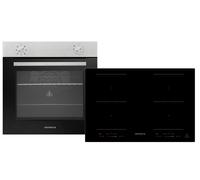 Horno Cocina Encimera Herdset Inducción 77cm Temporizador 2 Flexzonen Slider