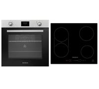 Horno Cocina Encimera Herdset Inducción Montaje Timer Bridgezone Slider respekta