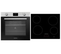 Horno Cocina Encimera Vitrocerámica Herdset Aire Caliente Montaje Timer 72 L