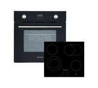 Horno Cocina Encimera Vitrocerámica Herdset Montaje Aire Caliente Control Táctil