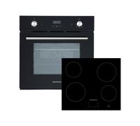 Horno Cocina Encimera Vitrocerámica Herdset Montaje Aire Caliente Marco respekta