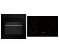 Horno Cocina Mate Negro Encimera Vitrocerámica 77cm Autark sin Marco respekta