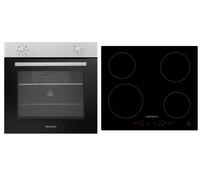 Horno Cocina Placa De Inducción 59 Cm Integrado Temporizador Respekta