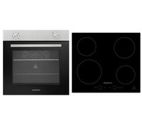 Horno Cocina Placa De Inducción 59 Cm Integrado Temporizador Respekta