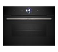 Bosch Serie 8 CSG7361B1 horno de vapor Medio Negro Tocar