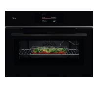 horno compacto aeg tk8nk721b pirolitico con vapor negro
