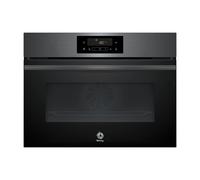 Horno compac multifunción balay 3cb4821g3 47l pirólisis negro clase a