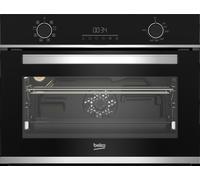 Beko b300 BBCM13300XC horno 48 L Negro, Acero inoxidable