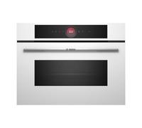 Horno compacto con microondas Bosch CMG7241W1, 45 l, blanco