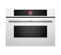 Horno compacto con microondas Bosch CMG7241W1 - Integrable, Blanco, 45 L
