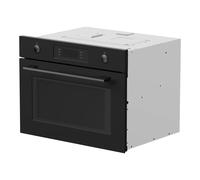 Horno compacto con microondas en color negro