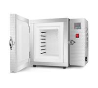 Horno Compacto De Fundición A La Cera Perdida De 1500 W Para Joyería - Horno De Quemado De Moldes De Yeso De 800 ℃ Para Fusión De Metales,Esmaltado,Controlador Digital Para Estudio Doméstico 110V