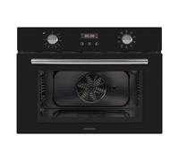 INFINITON Horno Multifunción 40BEN1, 45 Litros, Ancho 60 cm, Control electrónico, Guía telescópica y rejilla lateral extraible, A, Acabado CRYSTAL BLACK