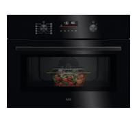 Horno Compacto Microondas AEG Series 5000 NKO5N40K 41L 60cm Limpieza Manual Negro