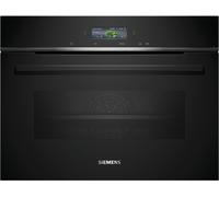 Horno compacto multifuncion Siemens CB734G1B1 - Cristal negro / 45 cm