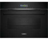 Horno compacto multifuncion Siemens CB774G1B1 - Cristal negro / 45 cm