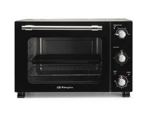 Horno convencional Orbegozo 39 litros Negro/Inox con grill y luz interior