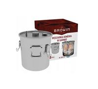 Horno de ahumador BROWIN 18L en olla para estufa de gas (330115)