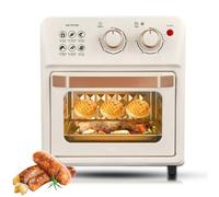 Horno de Aire Inteligente, Horno Eléctrico Multifuncional Compacto de 14L con Ventana Visible, para Hornear, Asar, Freír y Cocinar white