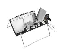 Horno de cassette - Hornillo portátil para camping, estufa de camping plegable, horno ardiente, estufa de hoguera para camping, cocina de picnic, senderismo y mochilero