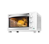 Cecotec Horno de sobremesa Bake&Toast 3090 White Gyro, 30 L, 1500 W, 5 funciones diferentes, Incluye rustidor gitadorio, Luz interior, bandeja recogemigas.