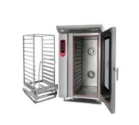 Horno de convección eléctrico comercial con vapor, cubierta de gran capacidad/estante giratorio para una cocción rápida, cocción eficiente de energía y mejor tostado, uso en restaurantes y panadería