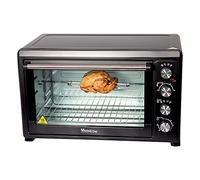 HORNO DE CONVECCION Y RUSTIPOLLO DE SOBREMESA 60 LITROS 2500W TEMPERATURA AJUSTABLE 100º-230º TEMPORIZADOR 90 MINUTOS 6 FUNCIONES ACCESORIOS INCLUIDOS