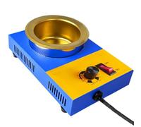 Horno de Fusión de Estaño Para Soldadura con Fuerte Disipación de Calor Horno Portátil de Fusión Crisol de Soldadura 150-450℃ Temperatura Ajustable Controlada Capacity 250g