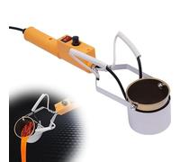 Horno de Fusión de Metal Eléctrico, Kit Olla de Fusión de Plomo 150-450℃ Temperatura Regulable Crisol Portátil Pesos Pesca Colgantes Manualidades DIY(380W)