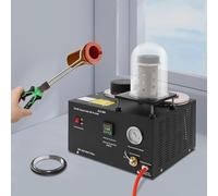 Horno de fusión de oro de 3 kg, máquina de fundición al vacío digital 1,150.0 °C, kit de fundición de cera perdida de joyería con crisol de grafito para oro y plata