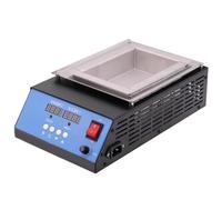 Horno de fusión de soldadura de titanio sin plomo, carga de 250 kg, 30-400 °C, crisol de soldadura de 5700 g se calienta en 25 minutos para baño de soldadura, soldadura por inmersión industrial