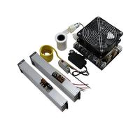 Horno de Inducción Calentador de inducción ZVS 4000W, horno calentamiento por alta frecuencia for fundición Metal, bobina, crisol 70mL y fuente alimentación(No crucible)