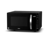 Horno de microondas con diseño de diamantes, volumen 23 L, 800 W, color negro