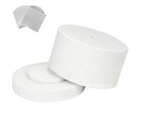 Horno de microondas para fusión de vidrio, horno de cerámica de 7, 7 × 4, 3 pulgadas con papel, profesional para uso doméstico, fabricación de joyas, mini vidrio