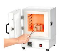 Horno de mufla cerrado de laboratorio de 2000 W, horno eléctrico de cerámica para laboratorio, 1150 ℃, horno de mufla cerrado para odontología, trabajos de cerámica, tratamiento de joyas