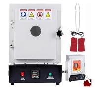 Horno De Mufla De Alta Temperatura De 1150 ℃,Horno De SinterizacióN EléCtrico De 1500W,Horno De Resistencia De SinterizacióN De Caja De CeráMica,para Horneado De Moldes De Yeso(220V)